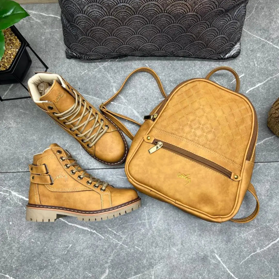 Combo Botas y Mochila Vélez