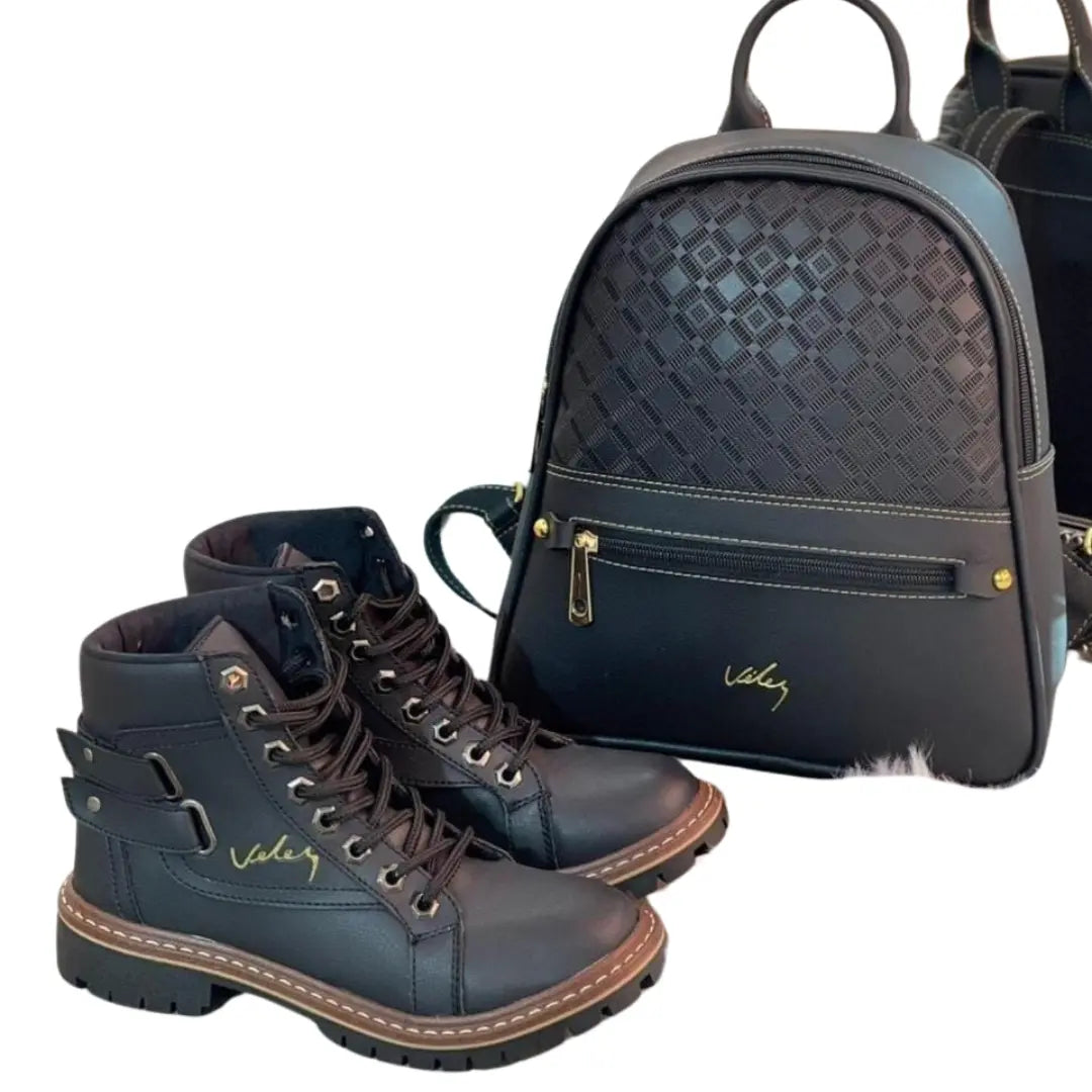 Combo Botas y Mochila Vélez