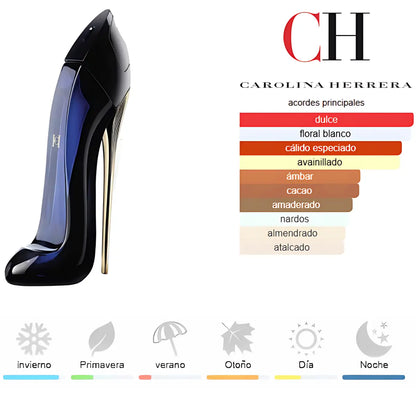 Kit 4 Perfumes Good Girl, Good Girl Very, 212 Vip Rose, 212 Sexy