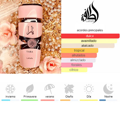 Kit 4 Perfumes Asad, Yara, Yara Tous, Yara Moi 100ml