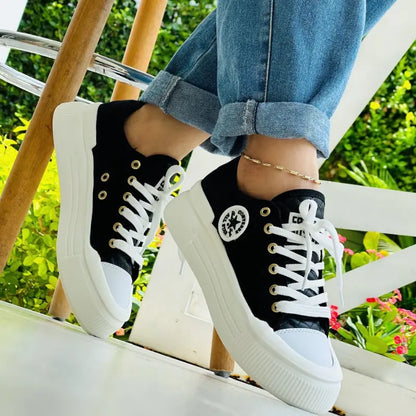 Zapato C. Star Suela Alta Dama Casuales