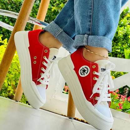 Zapato C. Star Suela Alta Dama Casuales