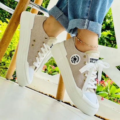 Zapato C. Star Suela Alta Dama Casuales