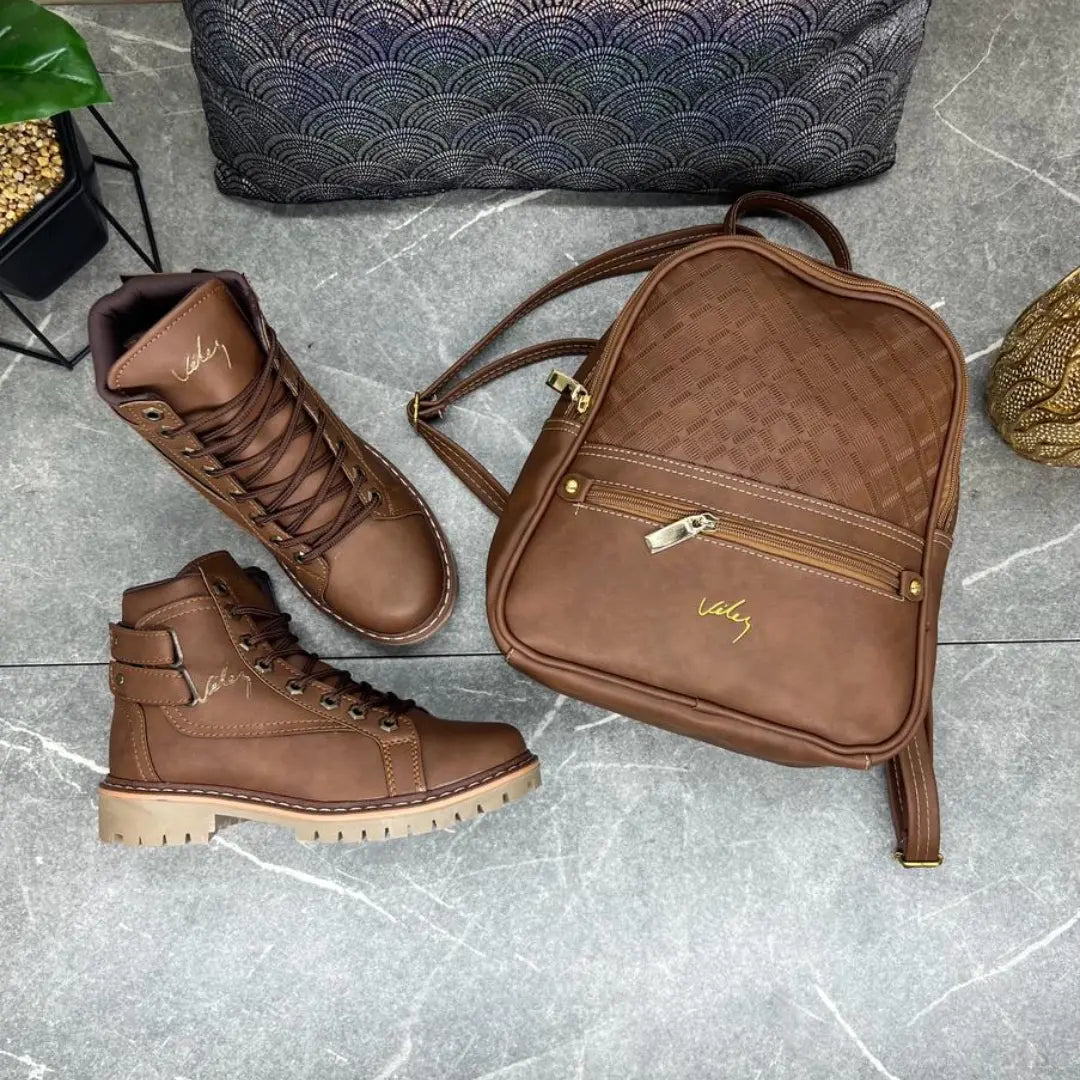 Combo Botas y Mochila Vélez