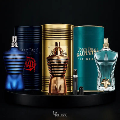 Kit 3 Perfumes Le Male Elixir, Ultra Male, Le Beau